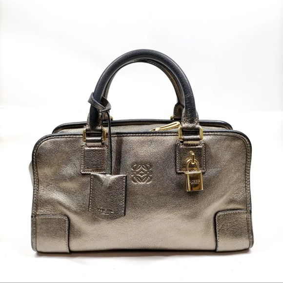 Loewe Handbags - LOEWE Hand Bag Metalic Leather 2117995